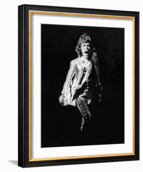 Mick in the Groove-null-Framed Art Print