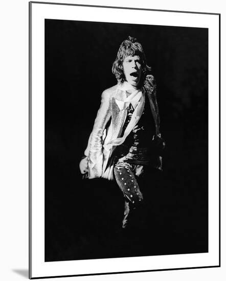 Mick in the Groove-null-Mounted Art Print