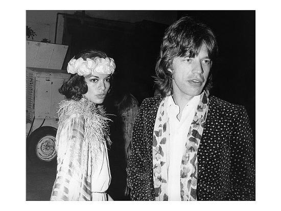 Mick Jagger and Bianca Jagger' Art Print - | Art.com