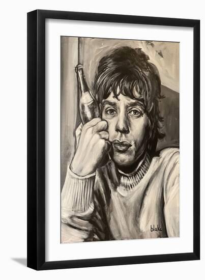 Mick Jagger, C.2021 (Acrylic on Canvas)-Blake Munch-Framed Giclee Print