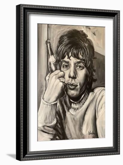 Mick Jagger, C.2021 (Acrylic on Canvas)-Blake Munch-Framed Giclee Print