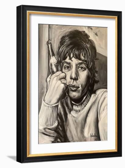 Mick Jagger, C.2021 (Acrylic on Canvas)-Blake Munch-Framed Giclee Print