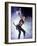 Mick Jagger During a Performance by the Rolling Stones-null-Framed Premium Photographic Print