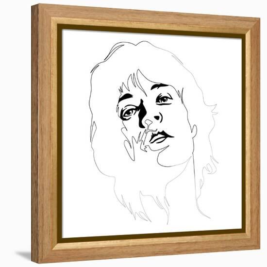 Mick Jagger I-Logan Huxley-Framed Stretched Canvas