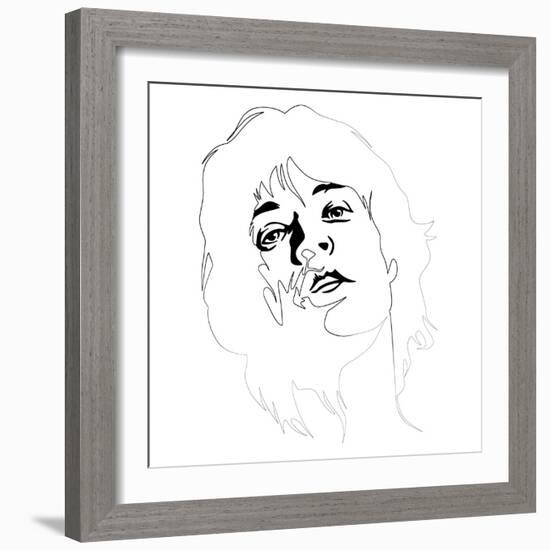 Mick Jagger I-Logan Huxley-Framed Art Print