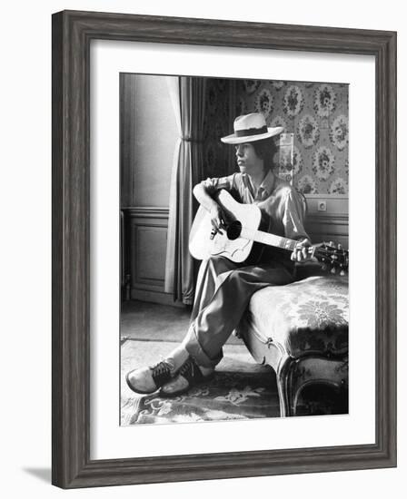 Mick Jagger in Vienna-Associated Newspapers-Framed Photo