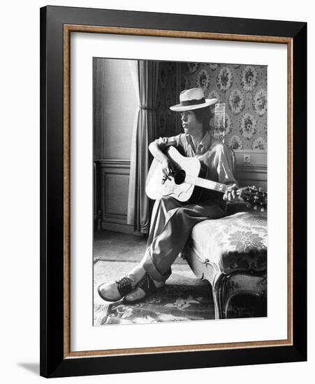 Mick Jagger in Vienna-Associated Newspapers-Framed Photo