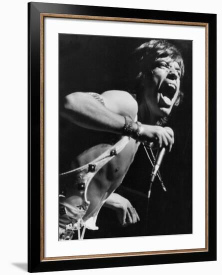 Mick Jagger Performs in Vienna-Associated Newspapers-Framed Photo