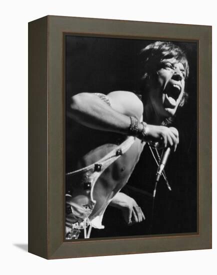 Mick Jagger Performs in Vienna-Associated Newspapers-Framed Stretched Canvas