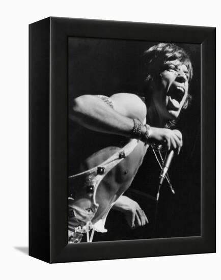 Mick Jagger Performs in Vienna-Associated Newspapers-Framed Stretched Canvas