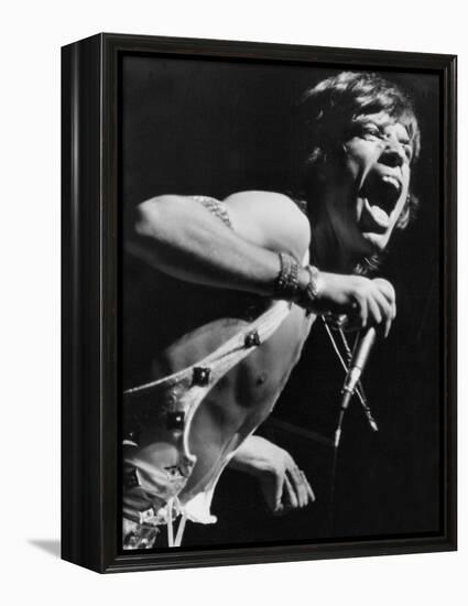 Mick Jagger Performs in Vienna-Associated Newspapers-Framed Stretched Canvas