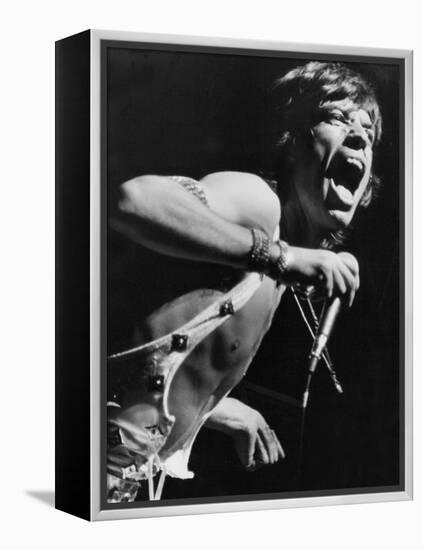 Mick Jagger Performs in Vienna-Associated Newspapers-Framed Stretched Canvas