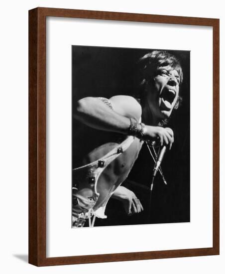 Mick Jagger Performs in Vienna-Associated Newspapers-Framed Photo