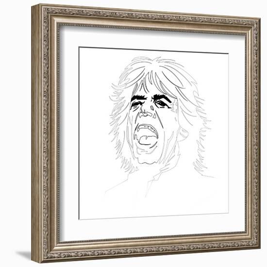 Mick Jagger-Logan Huxley-Framed Art Print