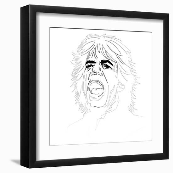 Mick Jagger-Logan Huxley-Framed Art Print