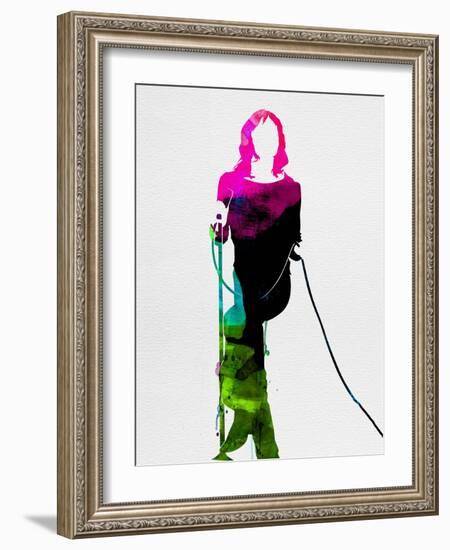 Mick Watercolor-Lora Feldman-Framed Art Print