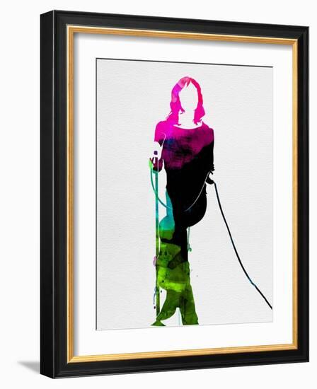 Mick Watercolor-Lora Feldman-Framed Art Print