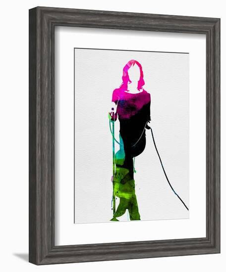 Mick Watercolor-Lora Feldman-Framed Art Print