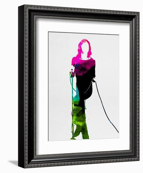 Mick Watercolor-Lora Feldman-Framed Art Print