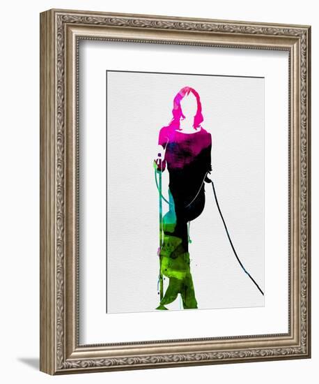 Mick Watercolor-Lora Feldman-Framed Premium Giclee Print