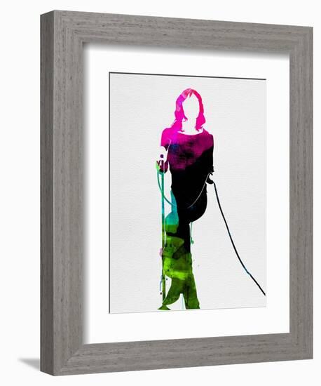 Mick Watercolor-Lora Feldman-Framed Premium Giclee Print