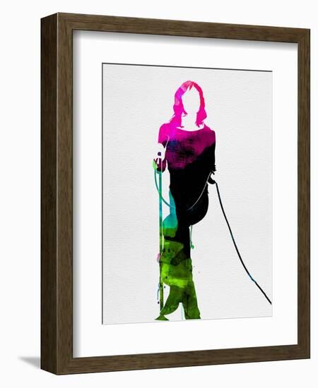 Mick Watercolor-Lora Feldman-Framed Premium Giclee Print