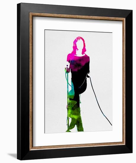 Mick Watercolor-Lora Feldman-Framed Premium Giclee Print