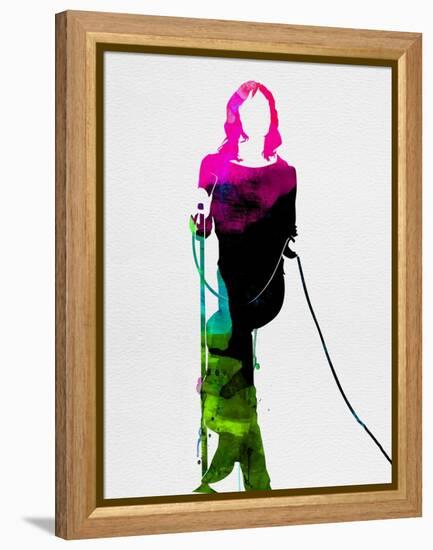 Mick Watercolor-Lora Feldman-Framed Stretched Canvas