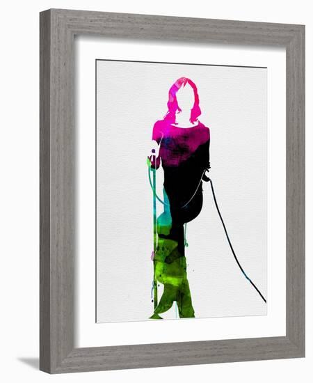 Mick Watercolor-Lora Feldman-Framed Art Print