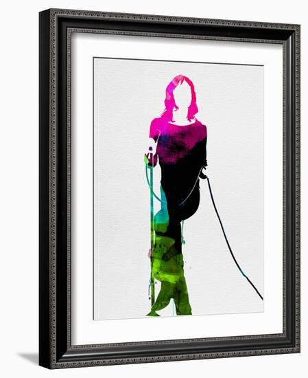 Mick Watercolor-Lora Feldman-Framed Art Print