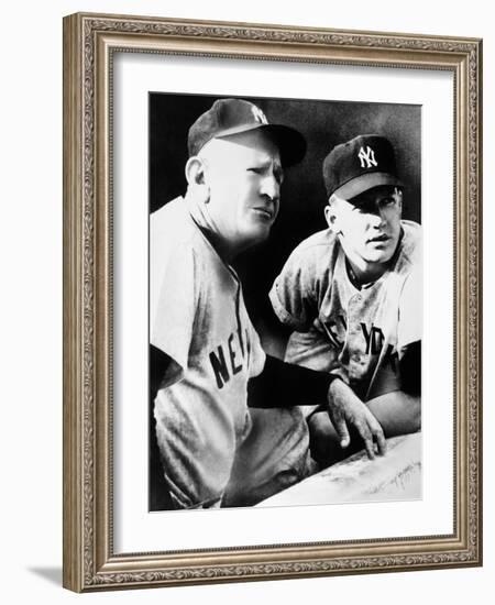 Mickey Mantle (1931-1995)-null-Framed Giclee Print