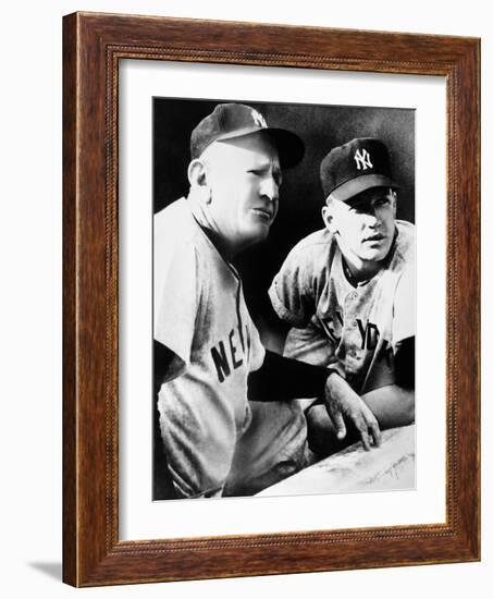 Mickey Mantle (1931-1995)-null-Framed Giclee Print