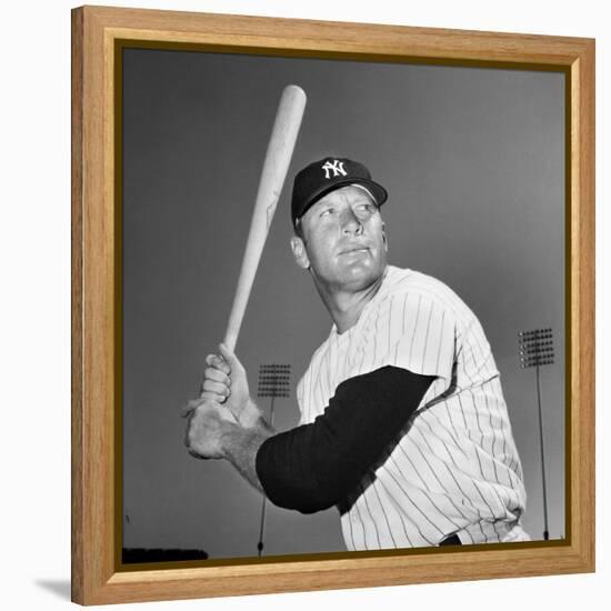 Mickey Mantle (1931-1995)-null-Framed Premier Image Canvas