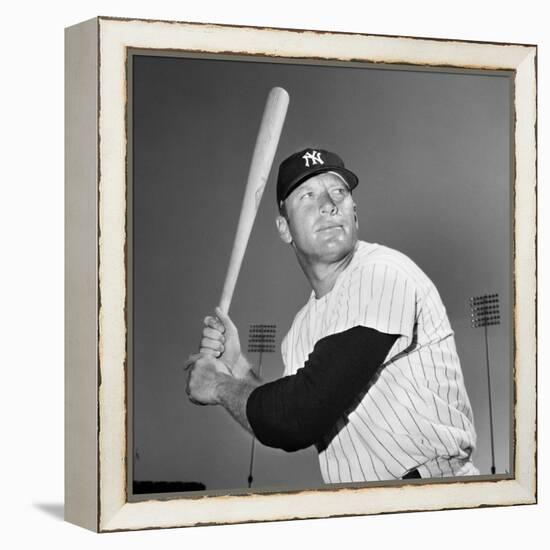 Mickey Mantle (1931-1995)-null-Framed Premier Image Canvas