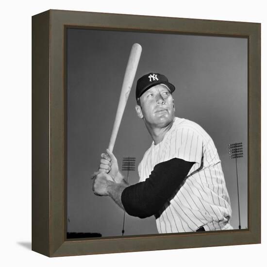 Mickey Mantle (1931-1995)-null-Framed Premier Image Canvas