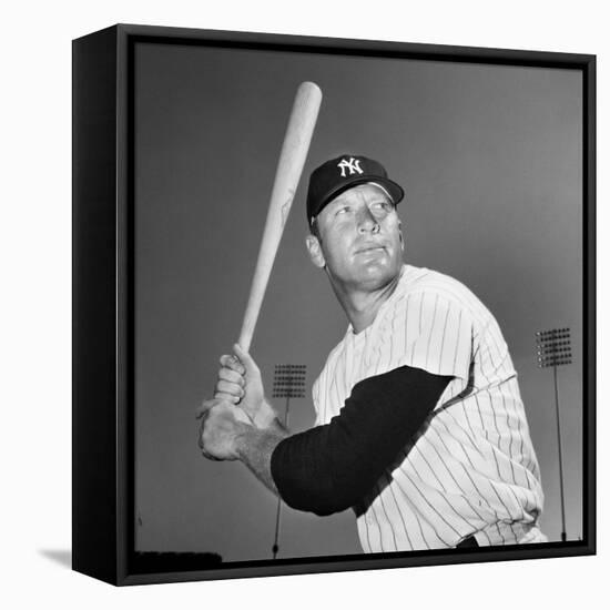 Mickey Mantle (1931-1995)-null-Framed Premier Image Canvas