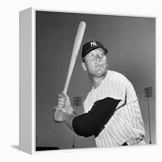 Mickey Mantle (1931-1995)-null-Framed Premier Image Canvas