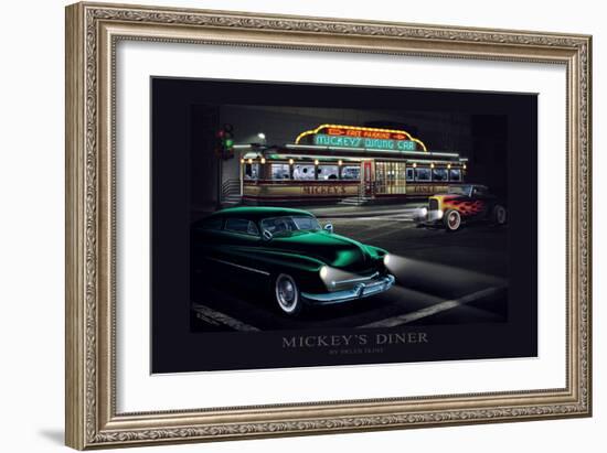 Mickey's Dinner-Helen Flint-Framed Art Print