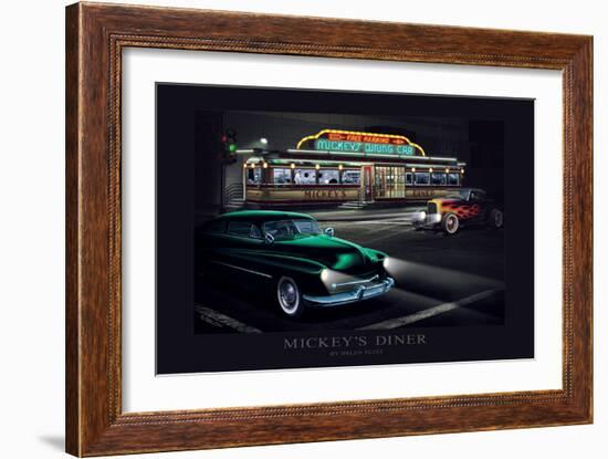 Mickey's Dinner-Helen Flint-Framed Art Print