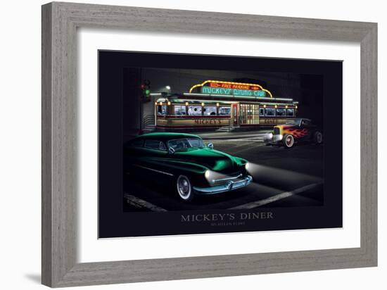 Mickey's Dinner-Helen Flint-Framed Premium Giclee Print