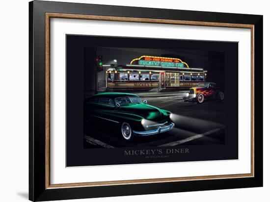 Mickey's Dinner-Helen Flint-Framed Premium Giclee Print