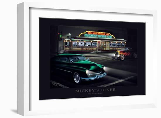 Mickey's Dinner-Helen Flint-Framed Premium Giclee Print