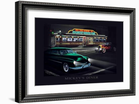 Mickey's Dinner-Helen Flint-Framed Premium Giclee Print