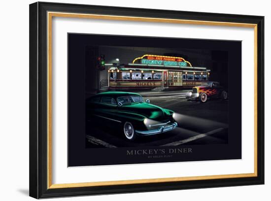 Mickey's Dinner-Helen Flint-Framed Premium Giclee Print