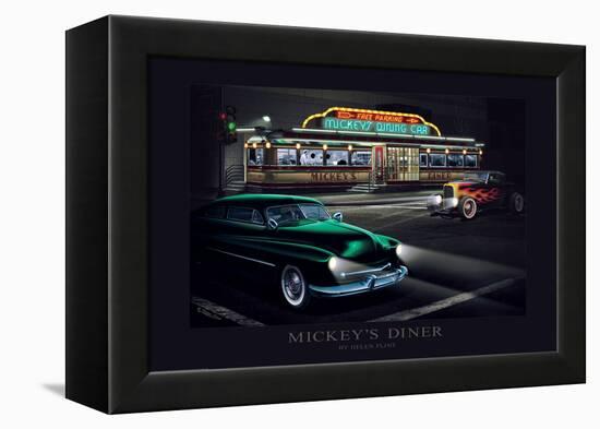 Mickey's Dinner-Helen Flint-Framed Stretched Canvas