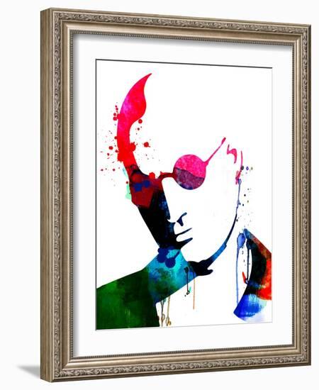 Mickey Watercolor-Lora Feldman-Framed Art Print