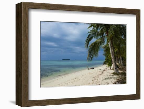 Micro Beach on Garapan, Saipan, Northern Marianas, Central Pacific, Pacific-Michael Runkel-Framed Photographic Print