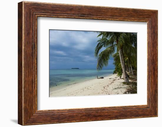 Micro Beach on Garapan, Saipan, Northern Marianas, Central Pacific, Pacific-Michael Runkel-Framed Photographic Print