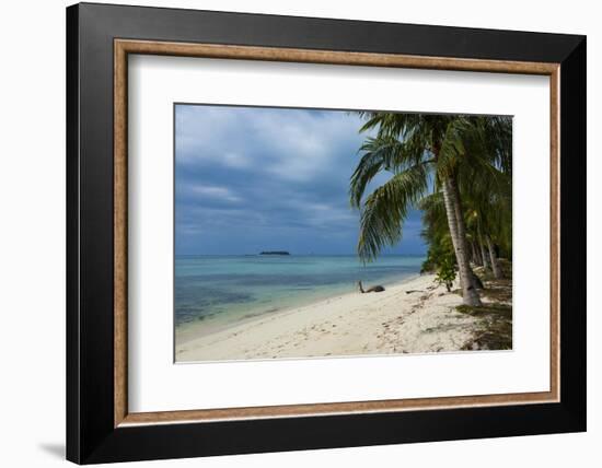 Micro Beach on Garapan, Saipan, Northern Marianas, Central Pacific, Pacific-Michael Runkel-Framed Photographic Print