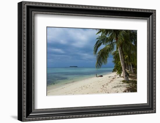 Micro Beach on Garapan, Saipan, Northern Marianas, Central Pacific, Pacific-Michael Runkel-Framed Photographic Print